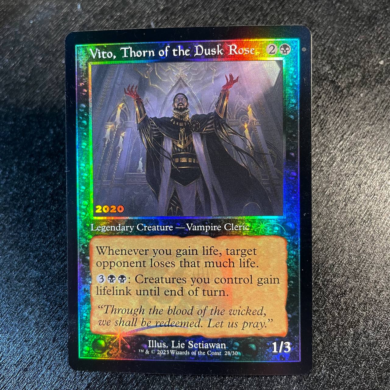 Vito, Thorn of the Dusk Rose FOIL promo