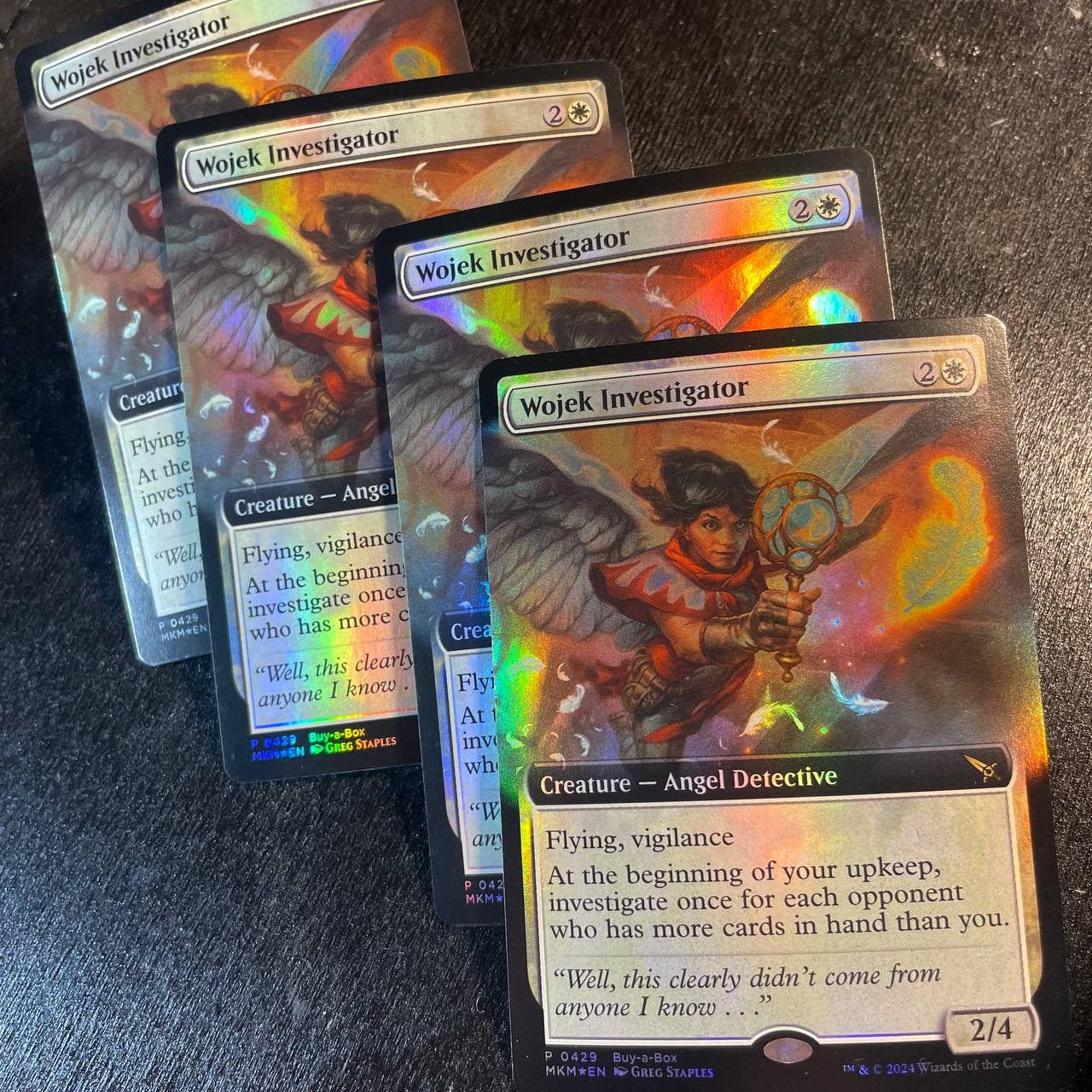 4x Wojek Investigator FOIL promo