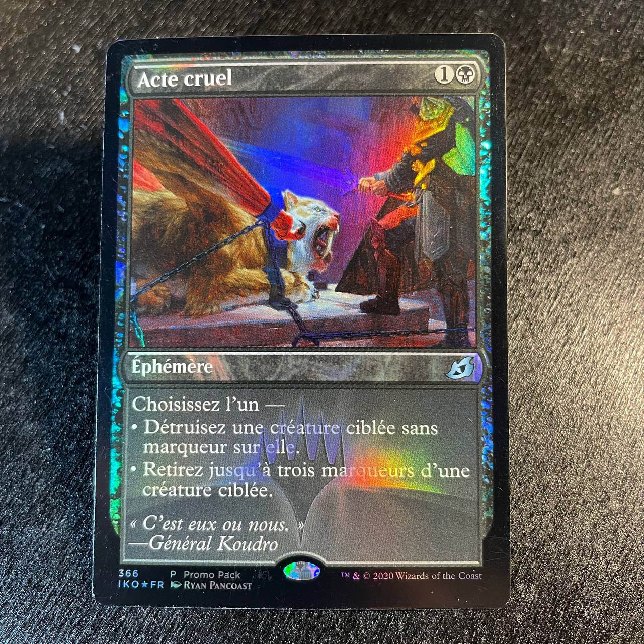 Heartless Act FOIL promo (FR)