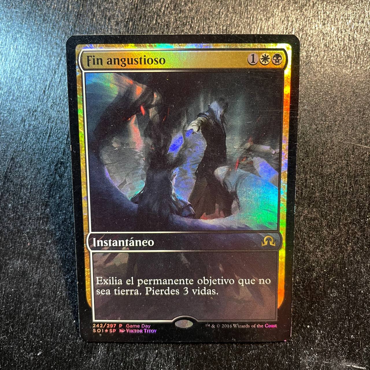 Anguished Unmaking FOIL promo (ES)