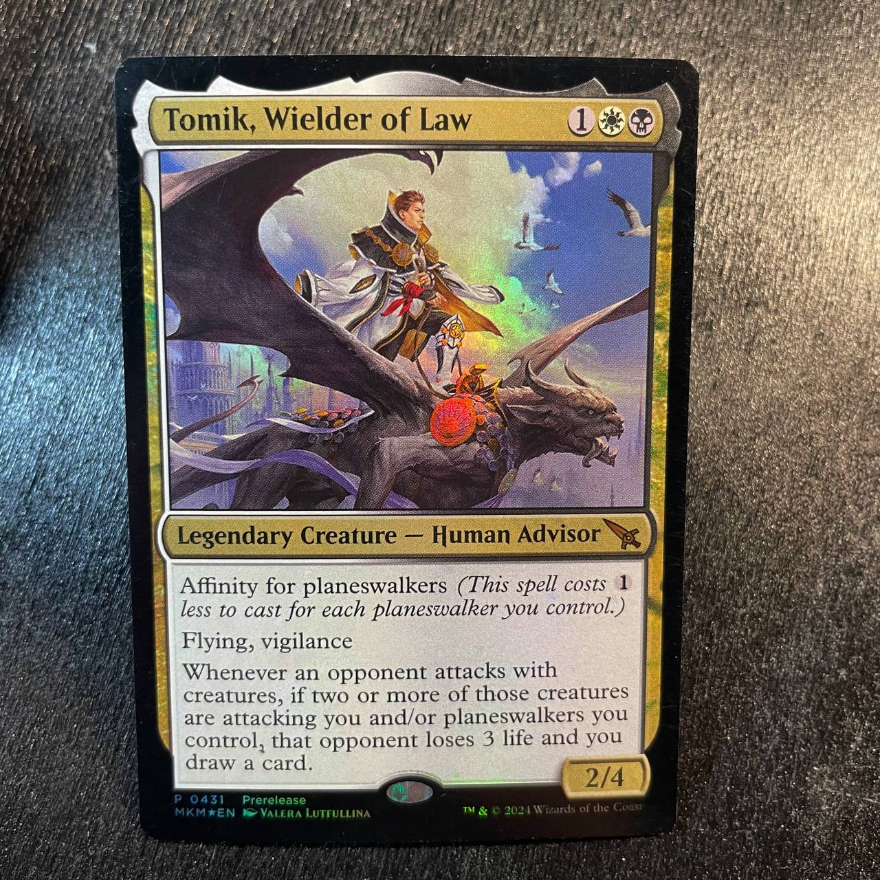 Tomik, Wielder of Law FOIL prerelease