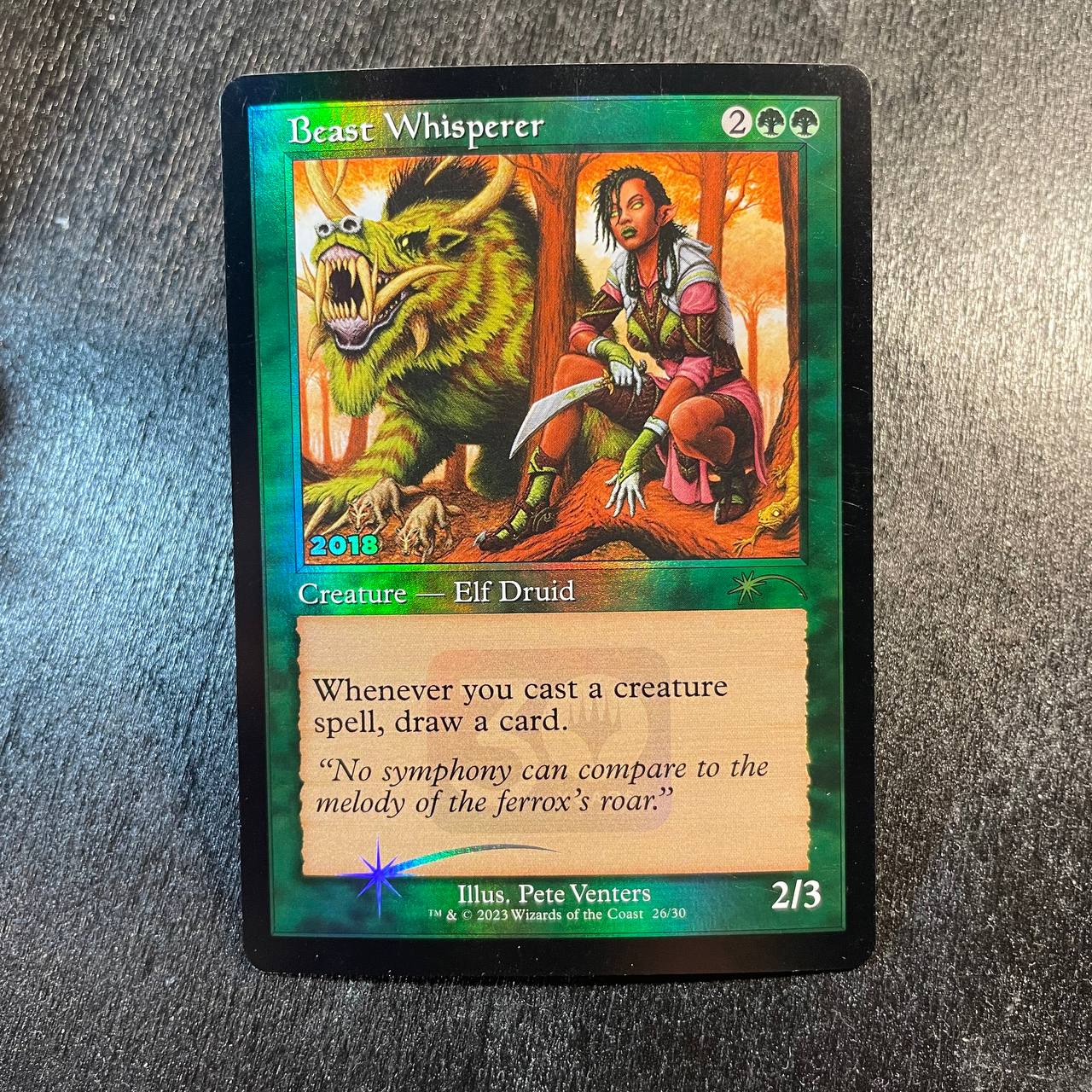 Beast Whisperer FOIL promo