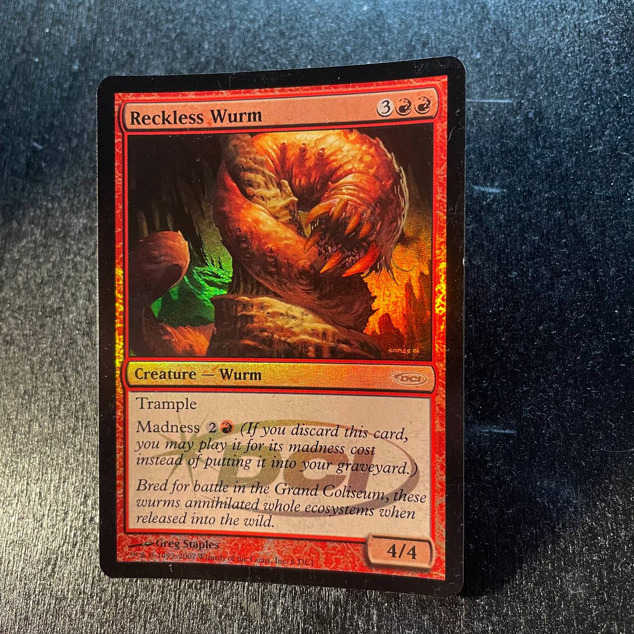 Reckless Wurm FOIL promo