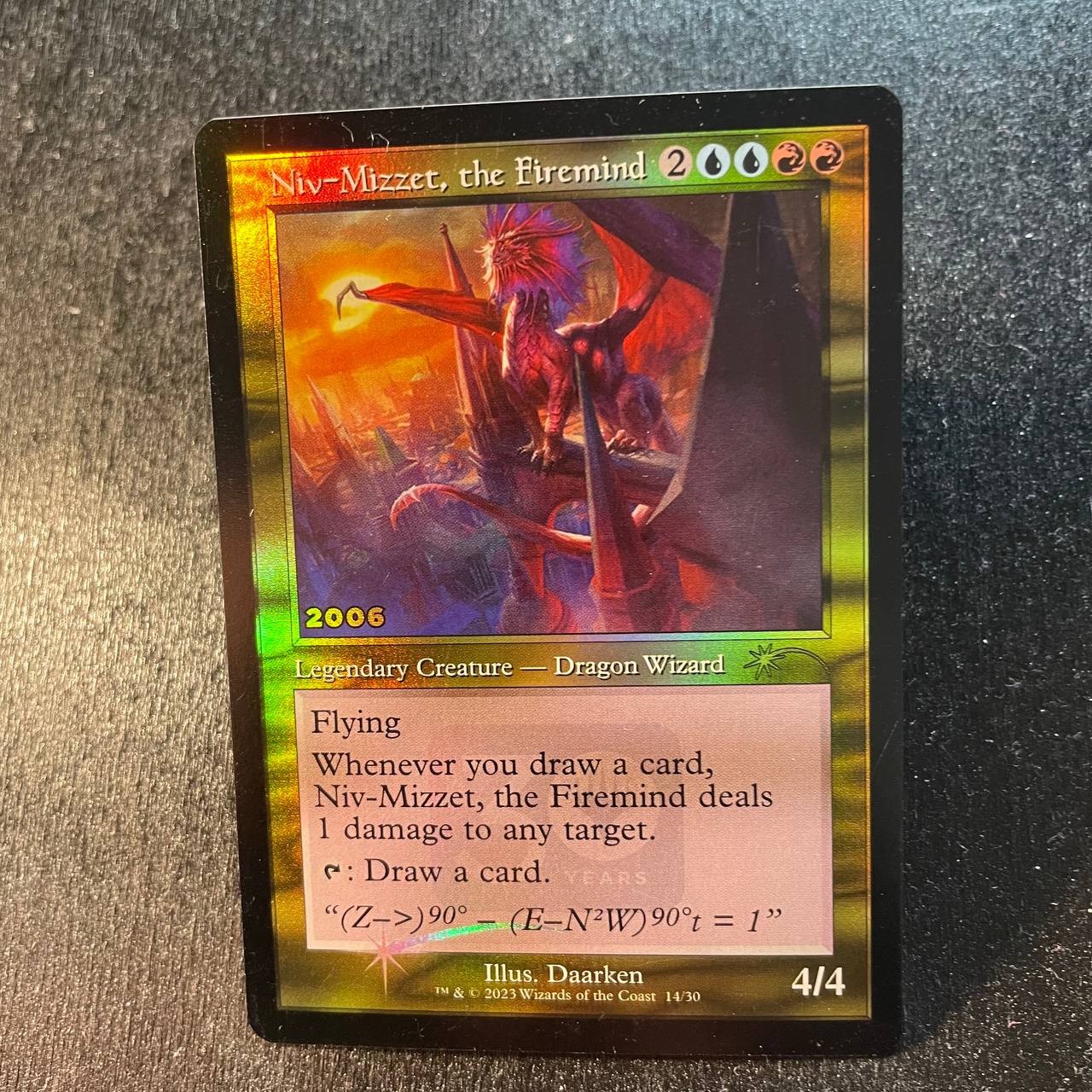 Niv-Mizzet, the Firemind FOIL promo