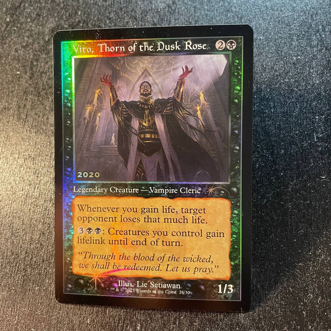 Vito, Thorn of the Dusk Rose FOIL promo