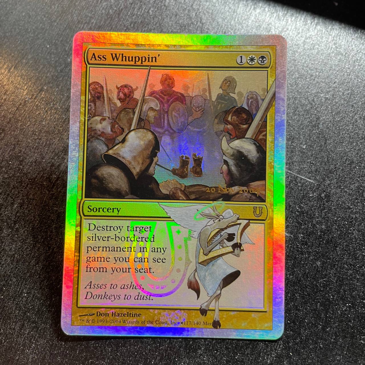 Ass Whuppin' FOIL promo