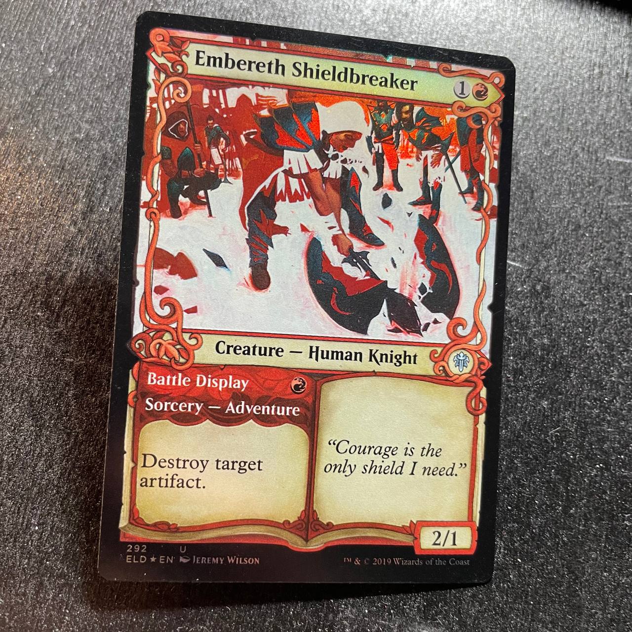 Embereth Shieldbreaker FOIL (Showcase)