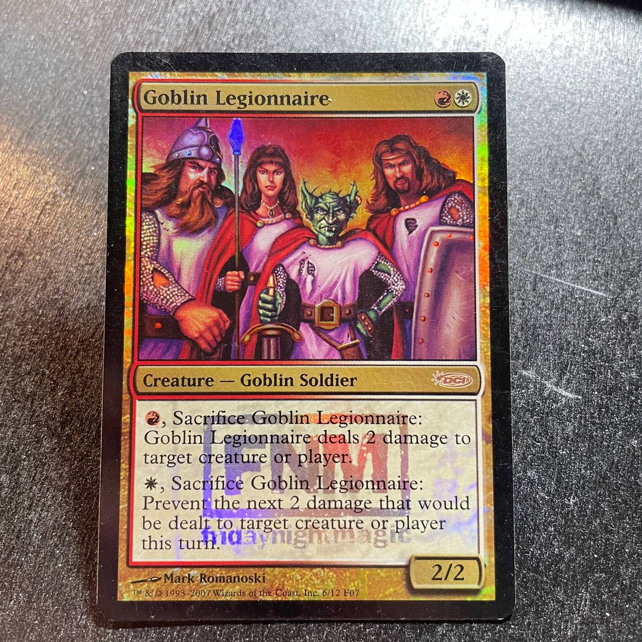 Goblin Legionnaire FOIL promo