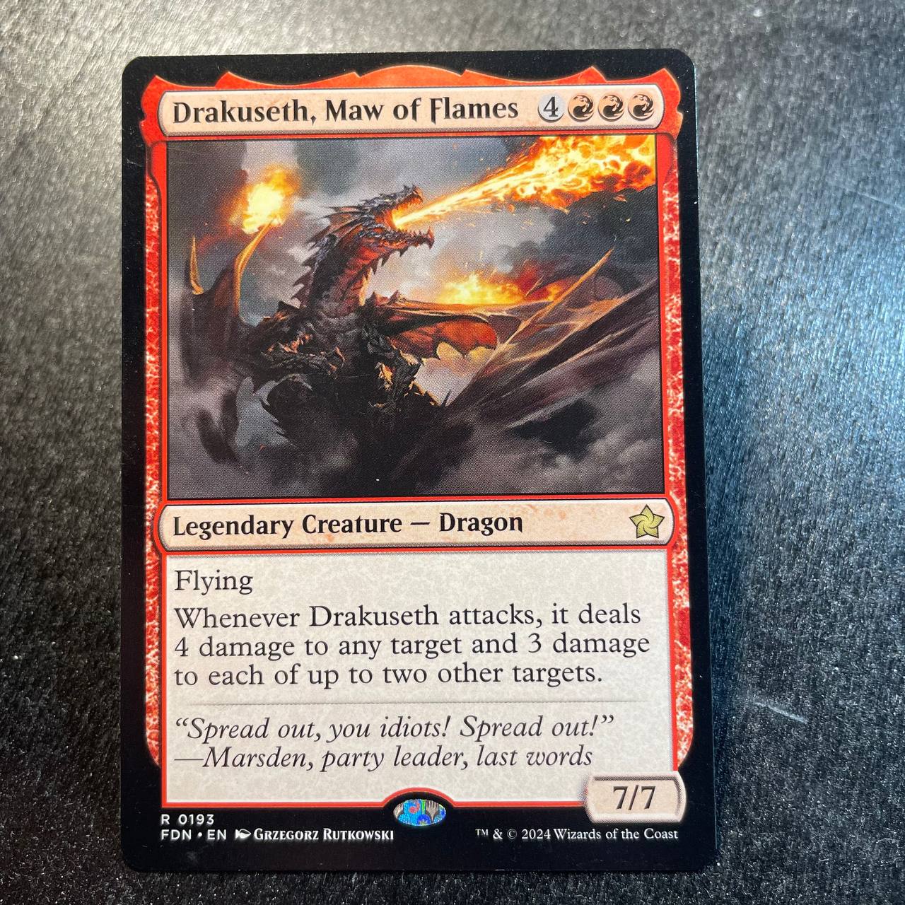 Drakuseth, Maw of Flames