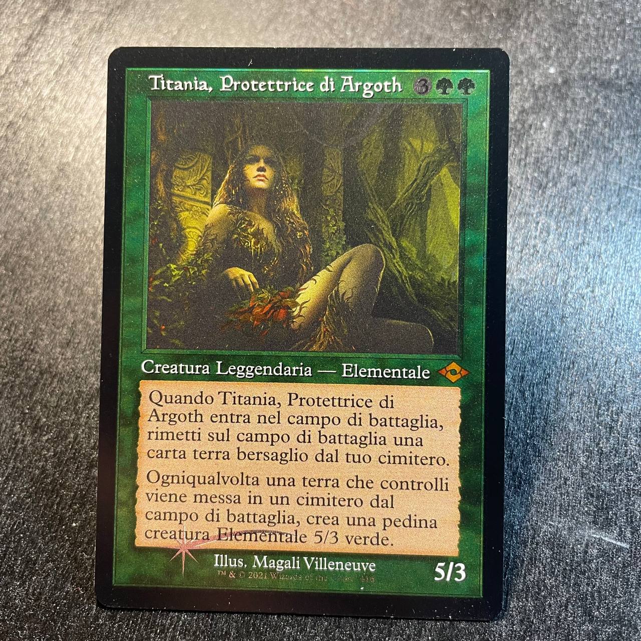 Titania, Protector of Argoth FOIL ETCHED (Retro) (IT)