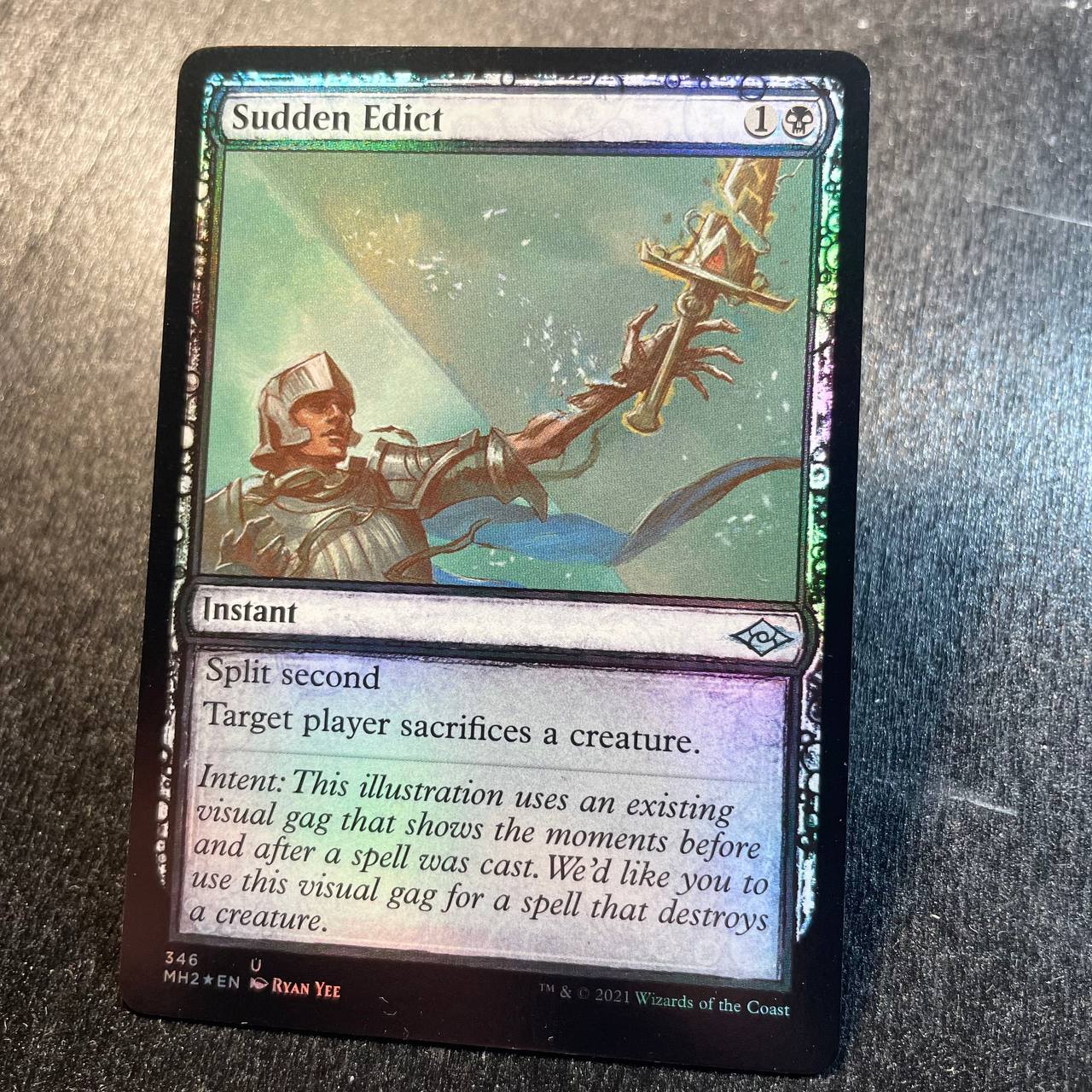 Sudden Edict FOIL (Showcase)