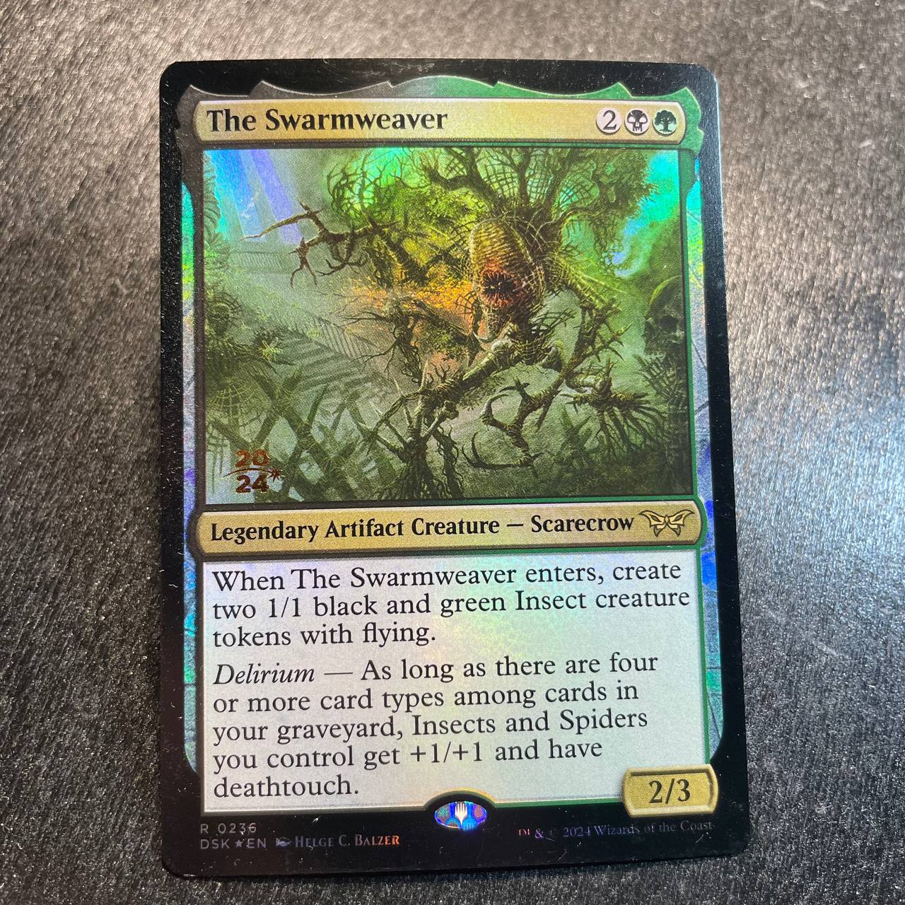 The Swarmweaver FOIL prerelease