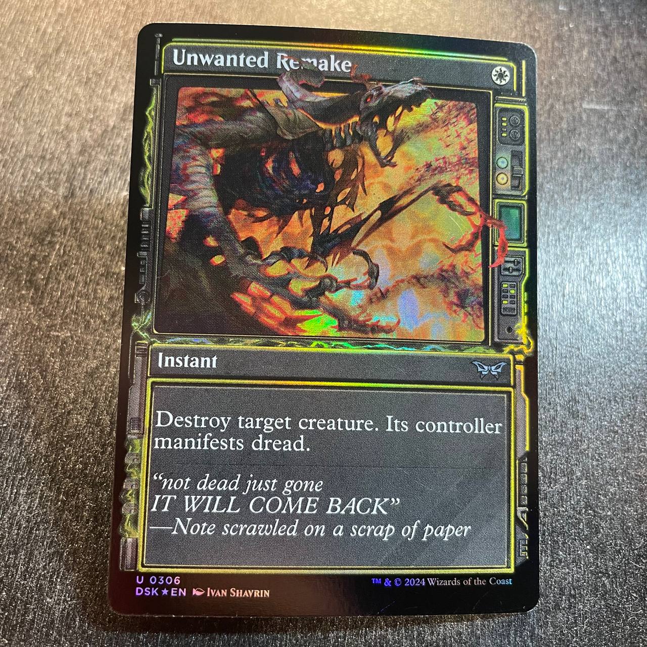 Unwanted Remake FOIL (Showcase)