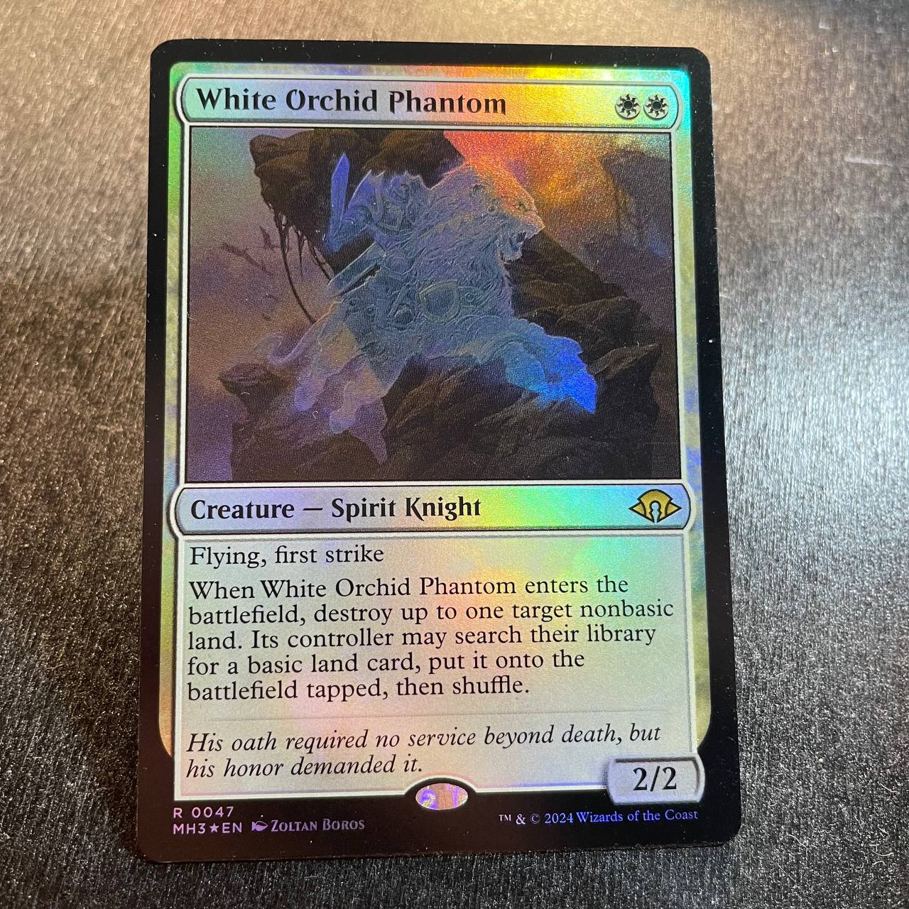 White Orchid Phantom FOIL