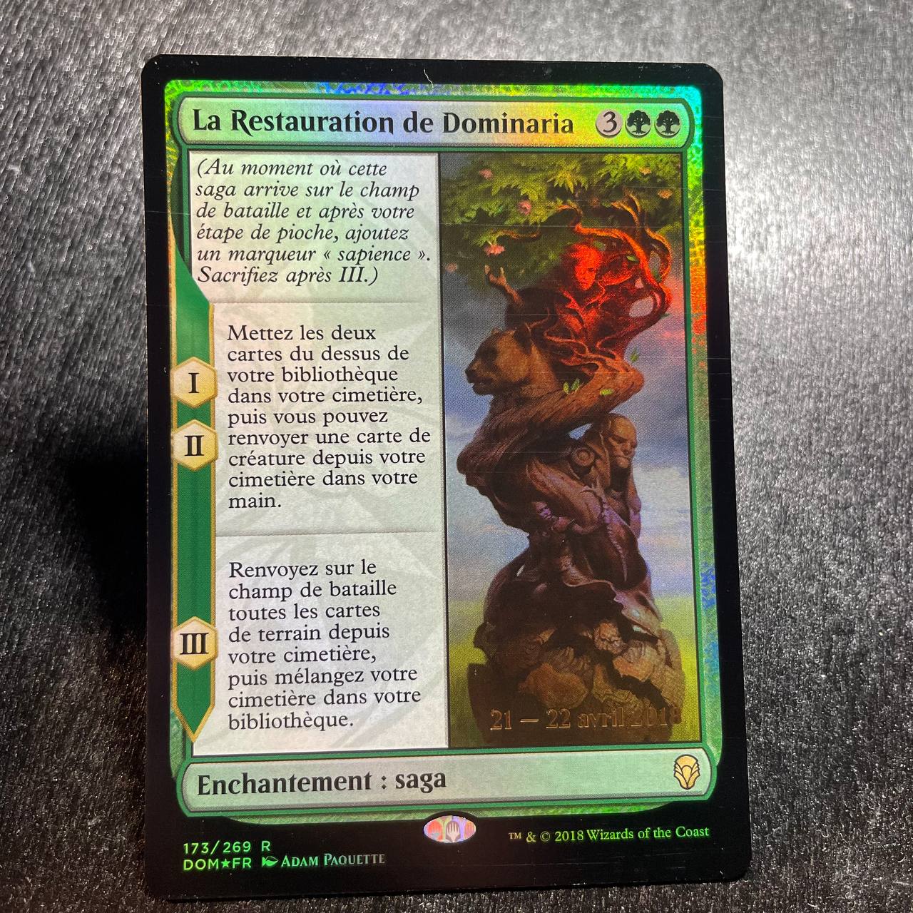 The Mending of Dominaria FOIL prereelase (FR)