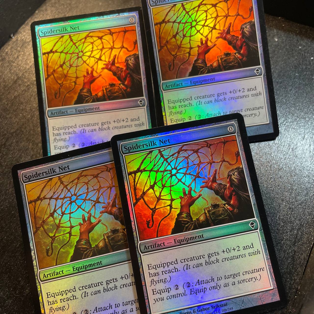 4x Spidersilk Net FOIL