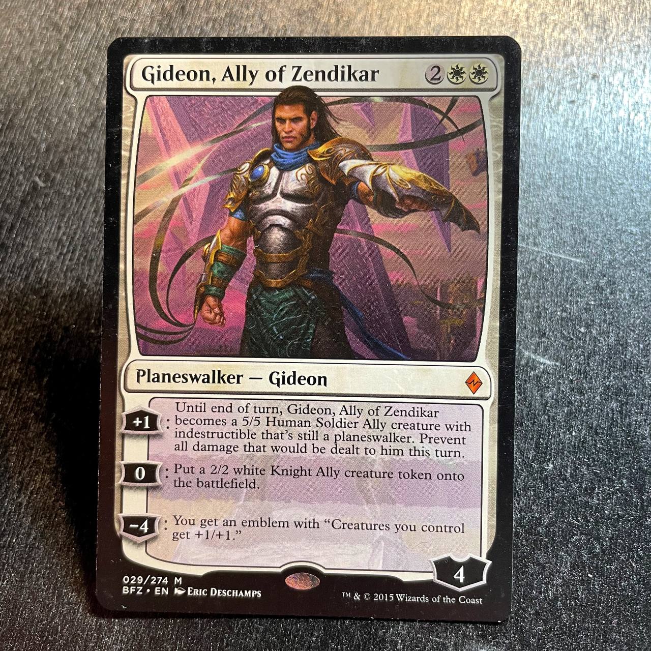 Gideon, Ally of Zendikar