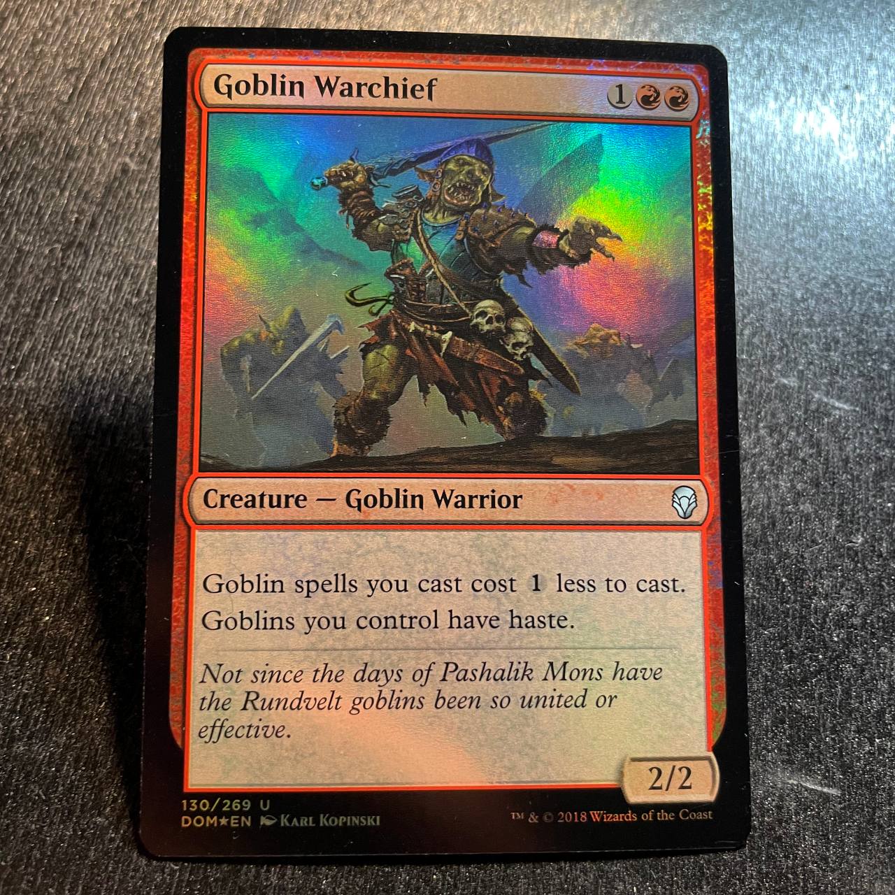 Goblin Warchief FOIL