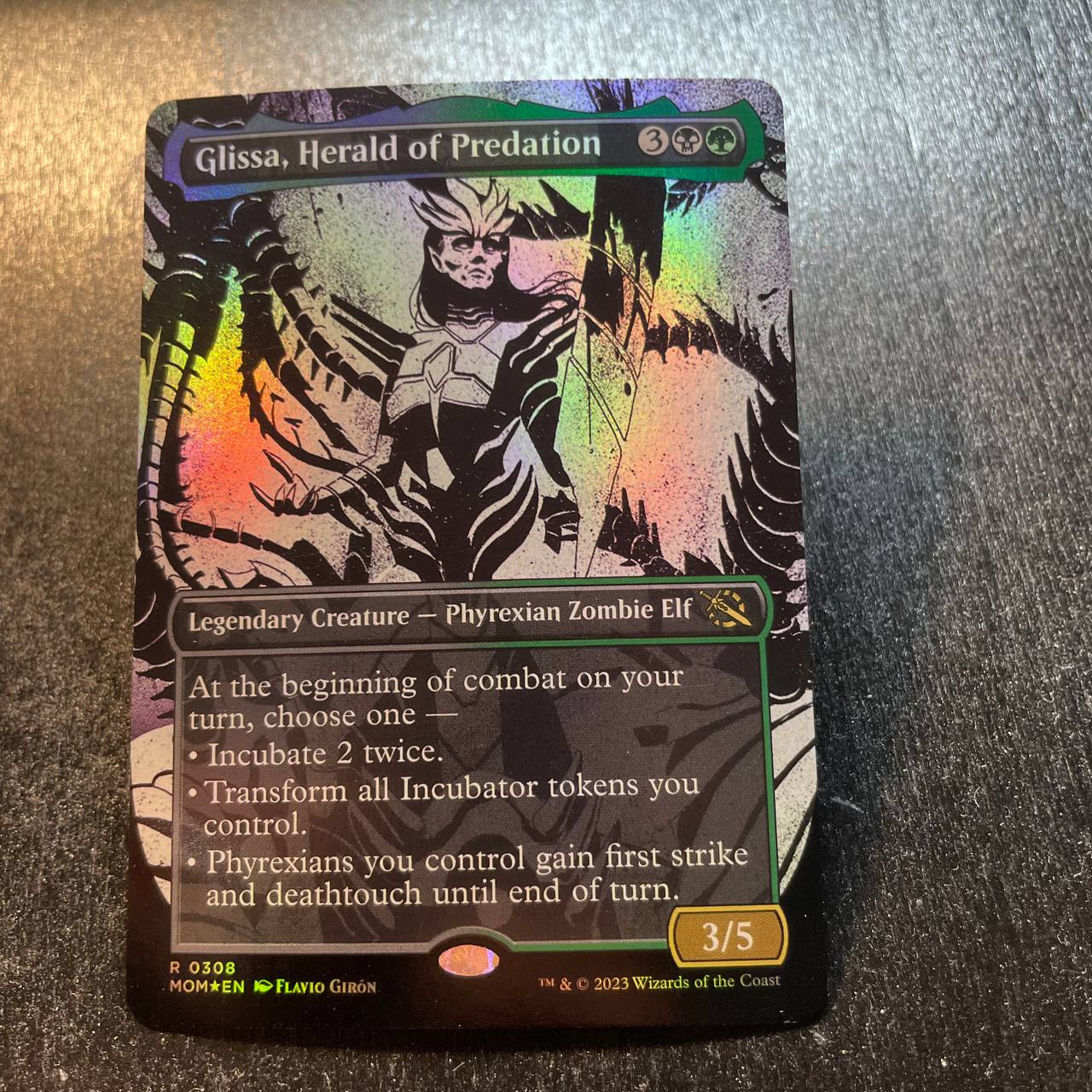 Glissa, Herald of Predation (Showcase) FOIL