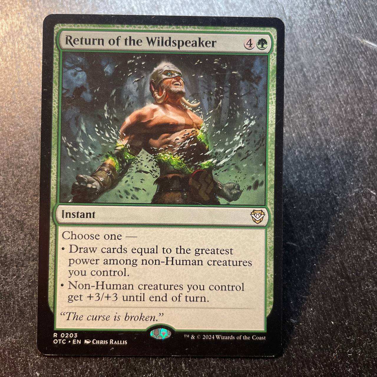 Return of the Wildspeaker