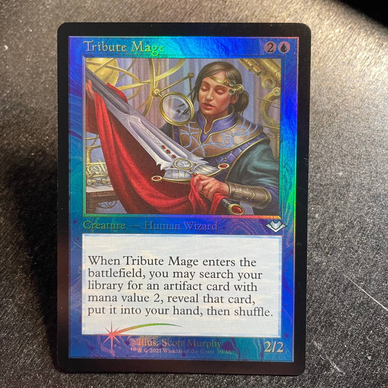 Tribute Mage (Retro Frame) FOIL (RU)