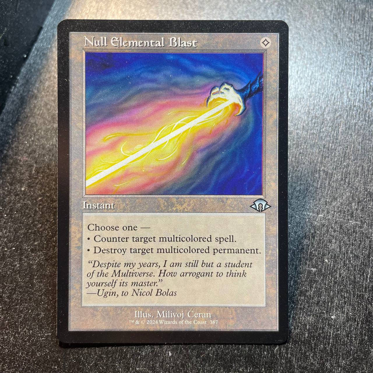 Null Elemental Blast (Retro Frame)