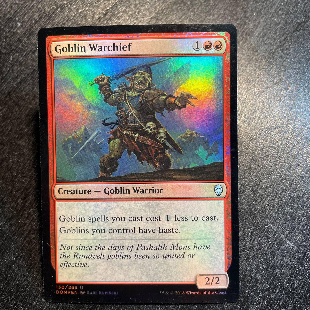 Goblin Warchief FOIL