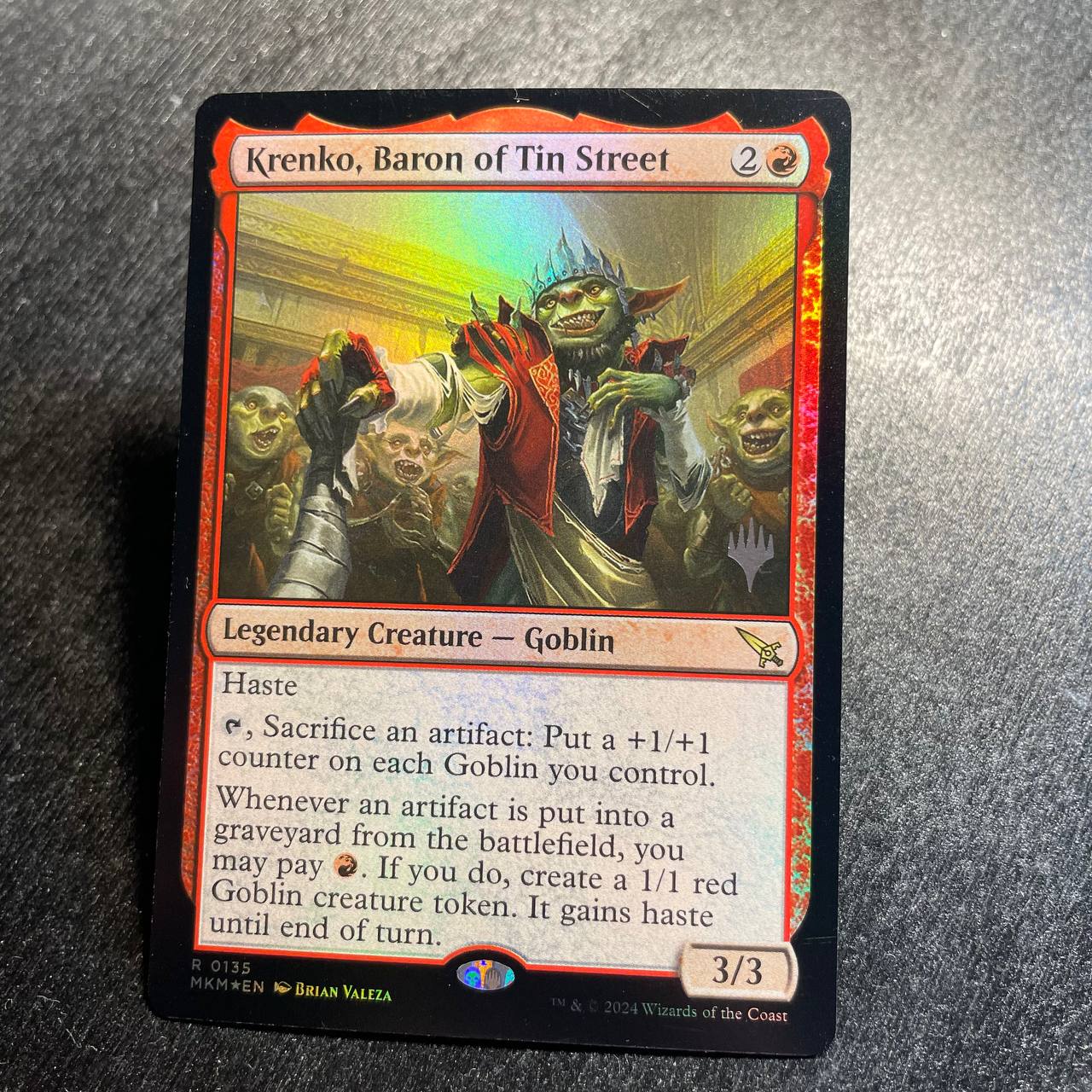 Krenko, Baron of Tin Street pr-p FOIL