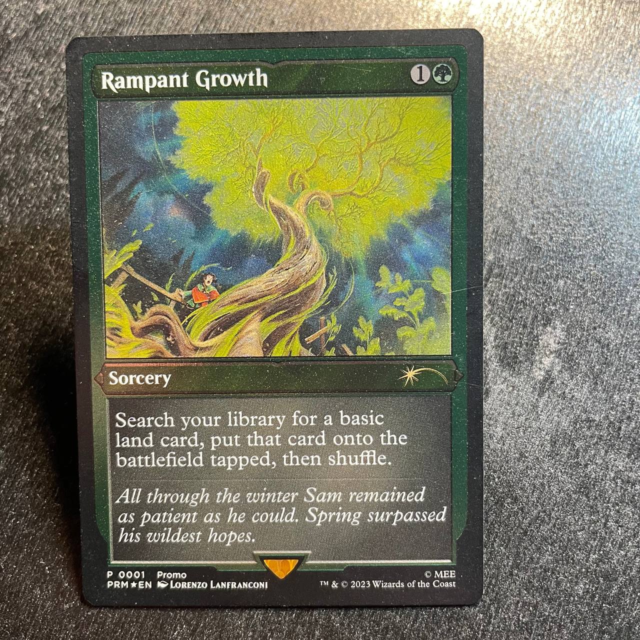 Rampant Growth FOIL etched