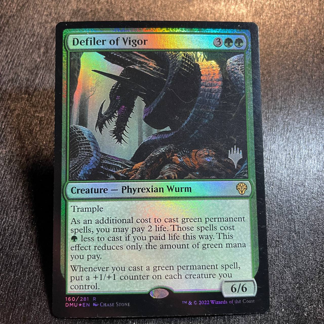 Defiler of Vigor FOIL (pr-p)