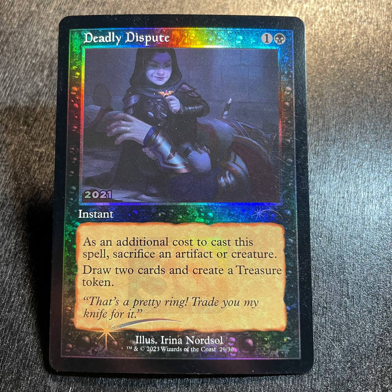 Deadly Dispute FOIL promo