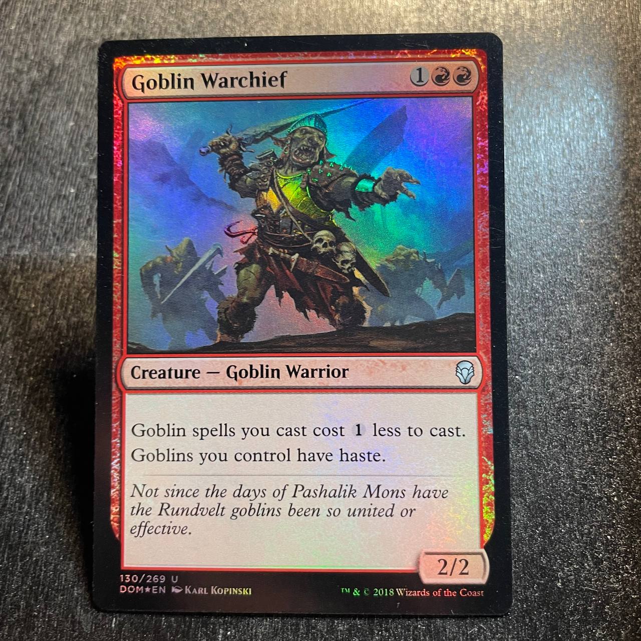 Goblin Warchief FOIL