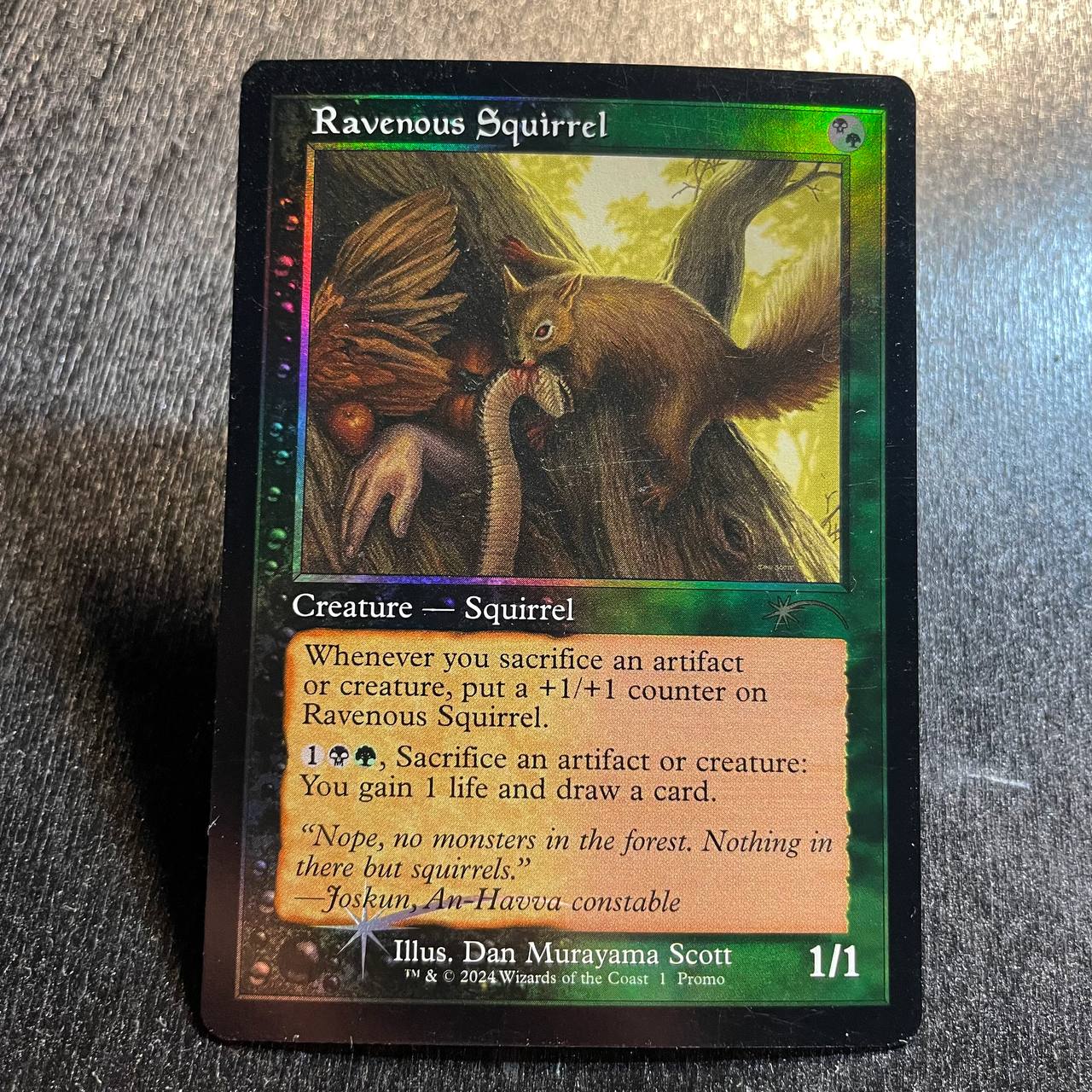 Ravenous Squirrel FOIL promo