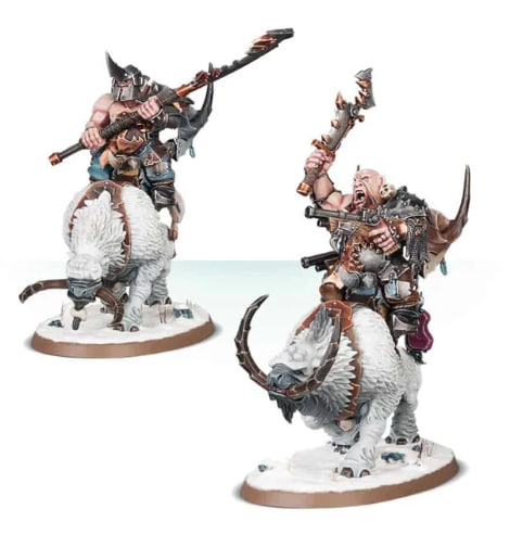 2x Mournfang Riders